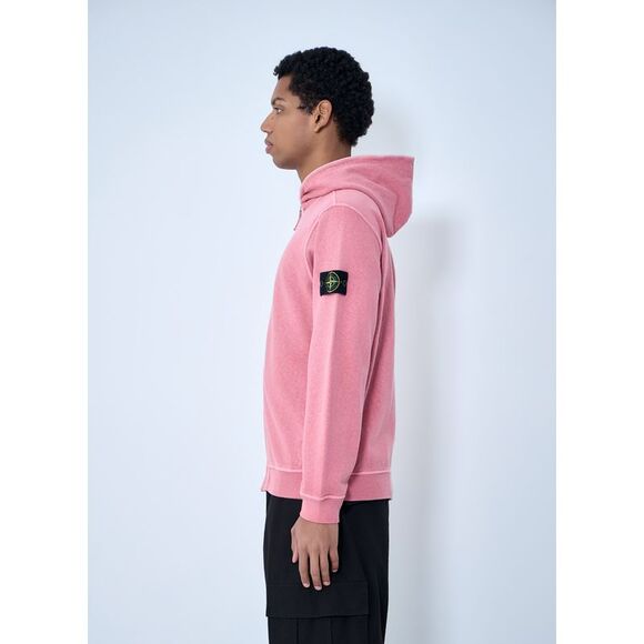 Stone Island Men Logo Patch Hooded Sweatshirt - Picture 3 of 6